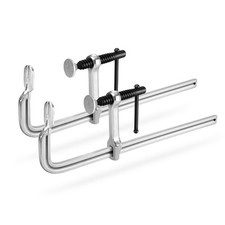 Jorgensen 12-inch Light-duty Drop Forged Steel Bar Clamps 2 Pack Woodworking