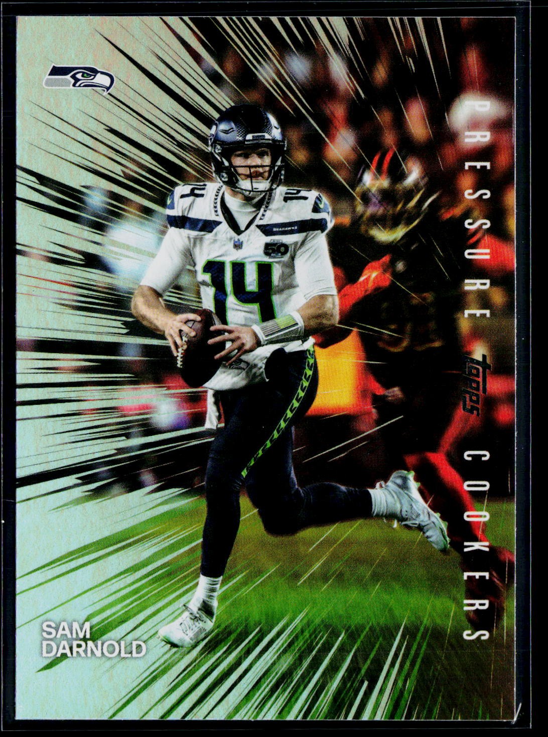2026 Topps Flagship #PC-24 Sam Darnold Pressure Cookers