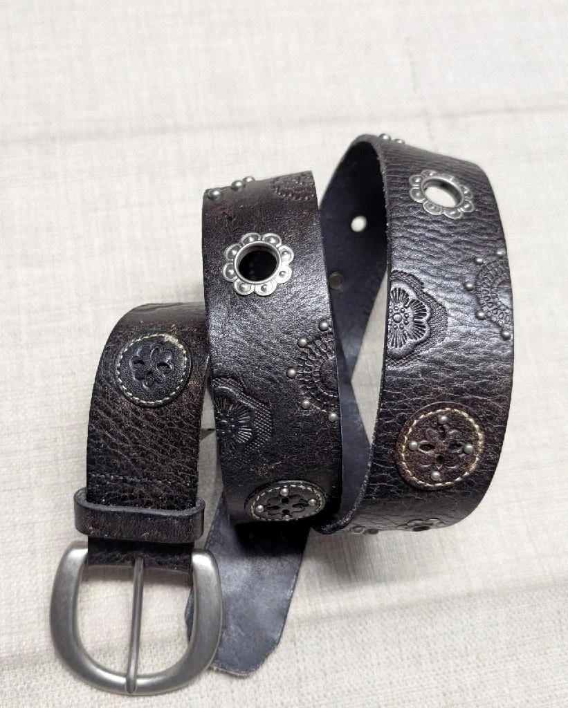 Fossil Leather Studded Belts for Men for sale | eBay display picture 1