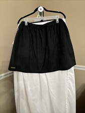 Matilda Jane Secret Fields Aspen Skater Skirt Black Faux Suede Size Medium