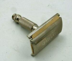 Vintage Gillette Tech Travel Safety Razor Unused With Replace Card Ebay