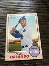2017 Topps Heritage #276 Paulo Orlando Kansas City Royals