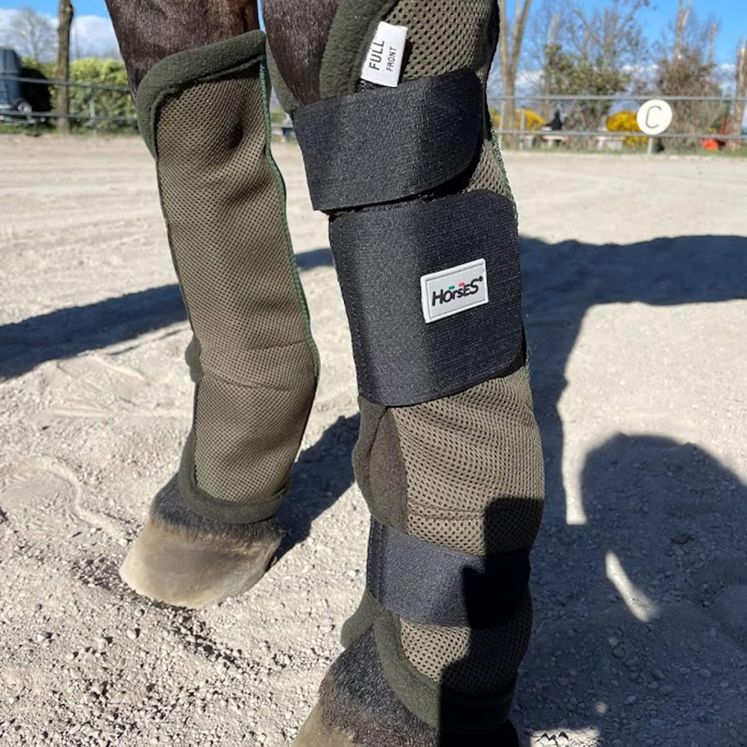 Stichiere Fly Stop Sage Pony : set protections équitation luxe pour cheval