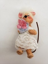 Annalee 1996 Mouse Bride Small Doll 4in
