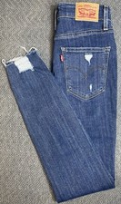Levi 721 High Rise Skinny Jeans Women's 2 Short 26x30 NWT "fit like 26x28.5"