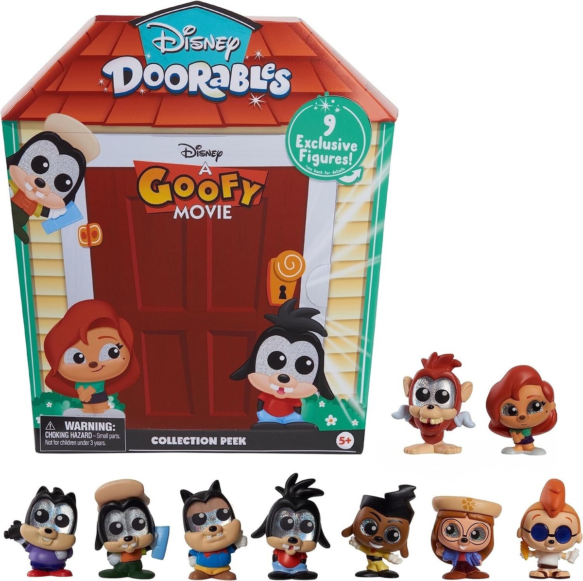 Disney Doorables New Goofy Movie Collector Pack, Collectible 9