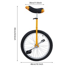 20 Inch Unicycle Adjustable Unicycle Height O...