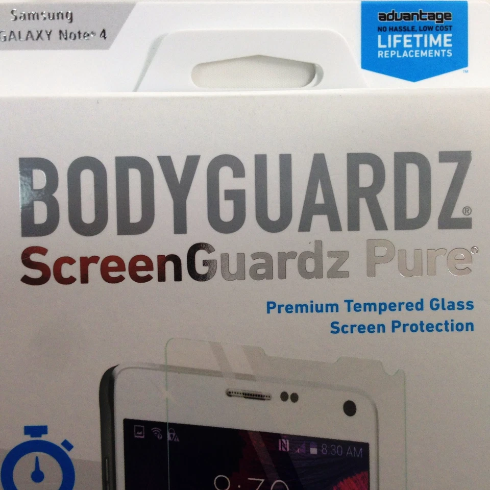 Brand New BodyGuardz Pure Tempered Glass Screen Protector Samsung Galaxy Note 4 - Image 4 of 4