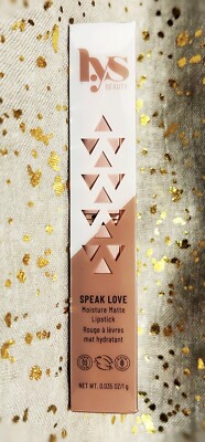 LYS Beauty~Speak Love Moisture Matte Lipstick in Sincere~0.035oz/1g~Full Sz~NIB~
