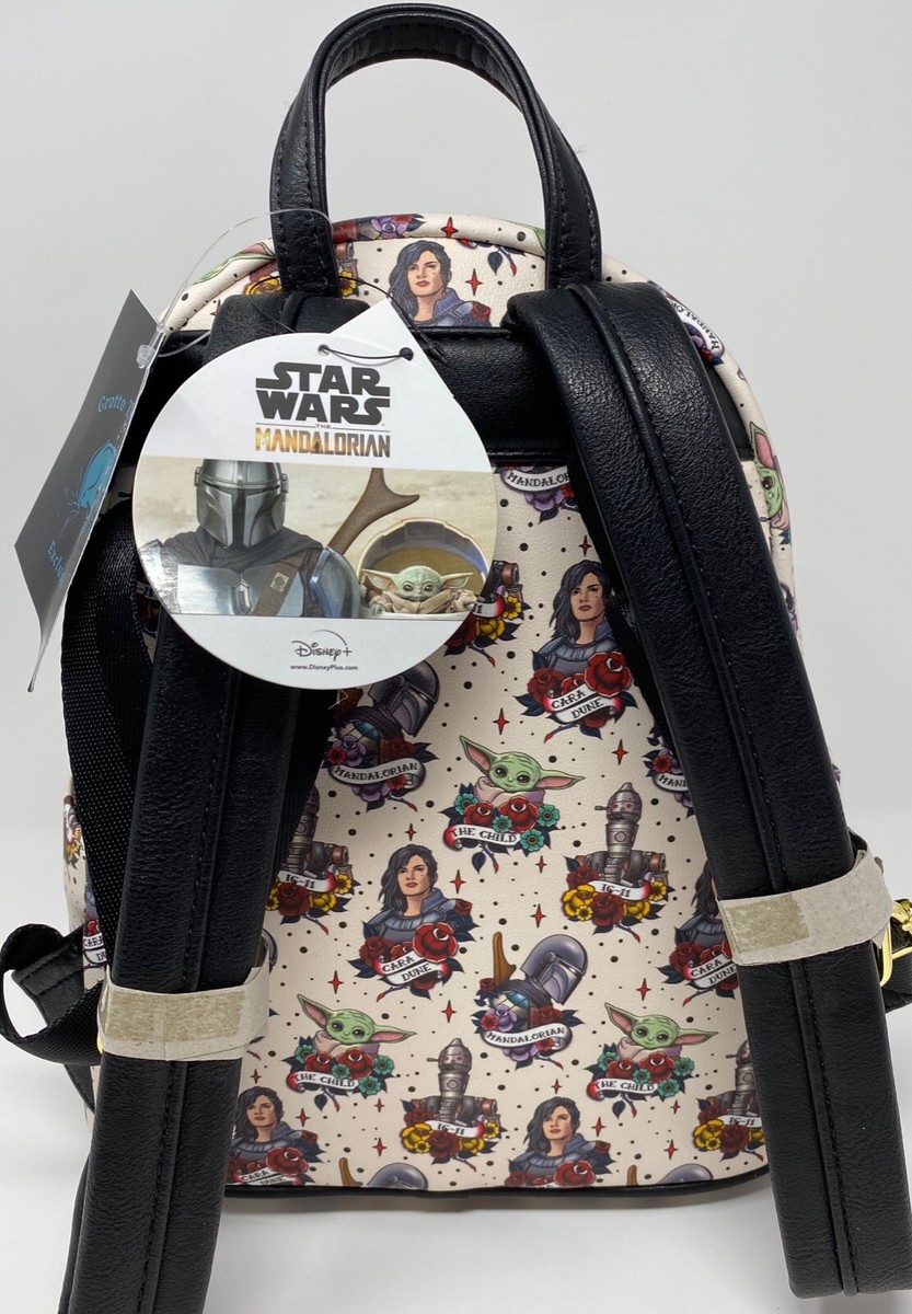 NWT Loungefly STAR WARS The Mandalorian Tattoo Print Mini  display picture 3