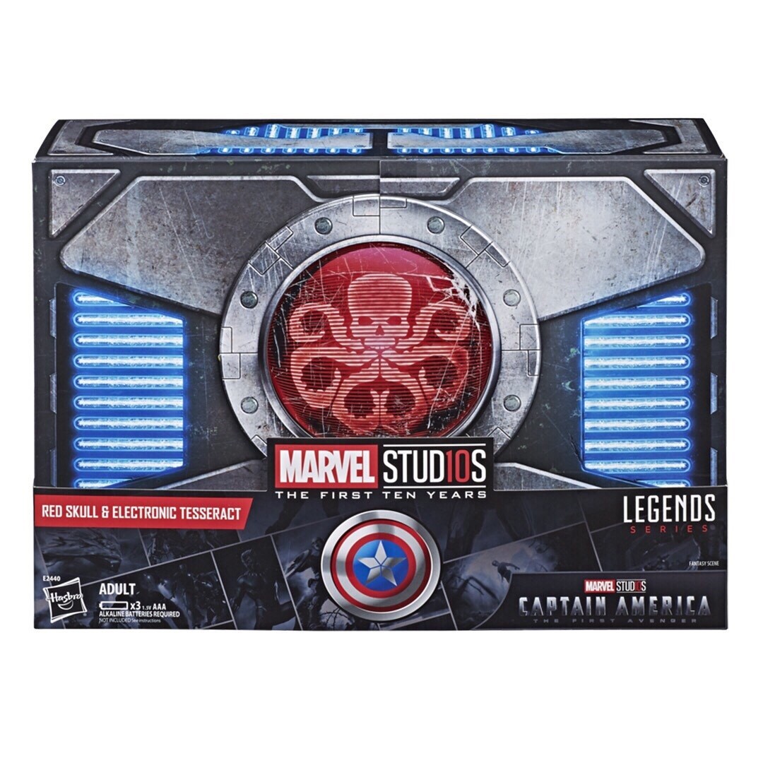 marvel legends red skull tesseract