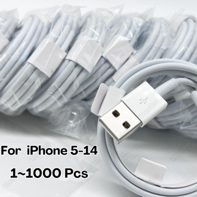 Wholesale Bulk Lot USB Cable 3Ft 6Ft For Apple iPhone 14/13/12/11/8 Charger Cord