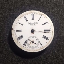 VINTAGE 34.6MM NEW YORK STANDARD WATCH MOVEMENT NOT RUNNING