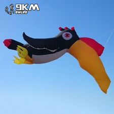 3.5m Raven Kite Line Laundry Kite Pendant Soft Inflatable Show Kite for Festival