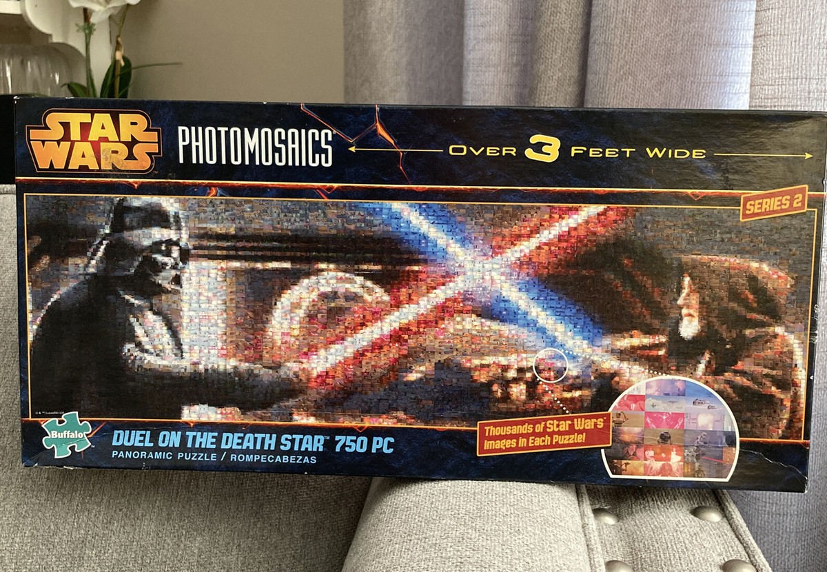 NEW STAR WARS PHOTOMOSAICS DUEL ON THE DEATH STAR 750 PC JIGSAW