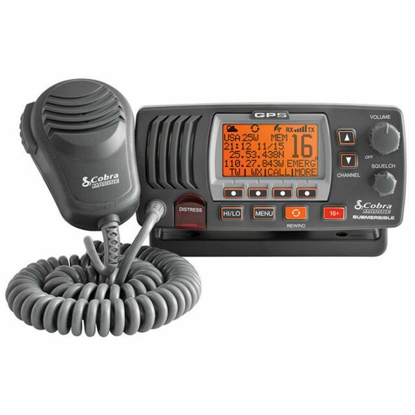 Cobra F57 Fixed VHF Marine Radio Black for sale online eBay