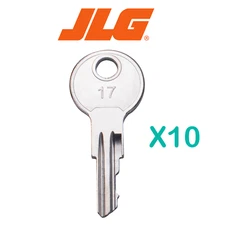 10 Keys For 7012587 587 Fits JLG lifts(old) Terramite T5C Old JLG Industrial Key