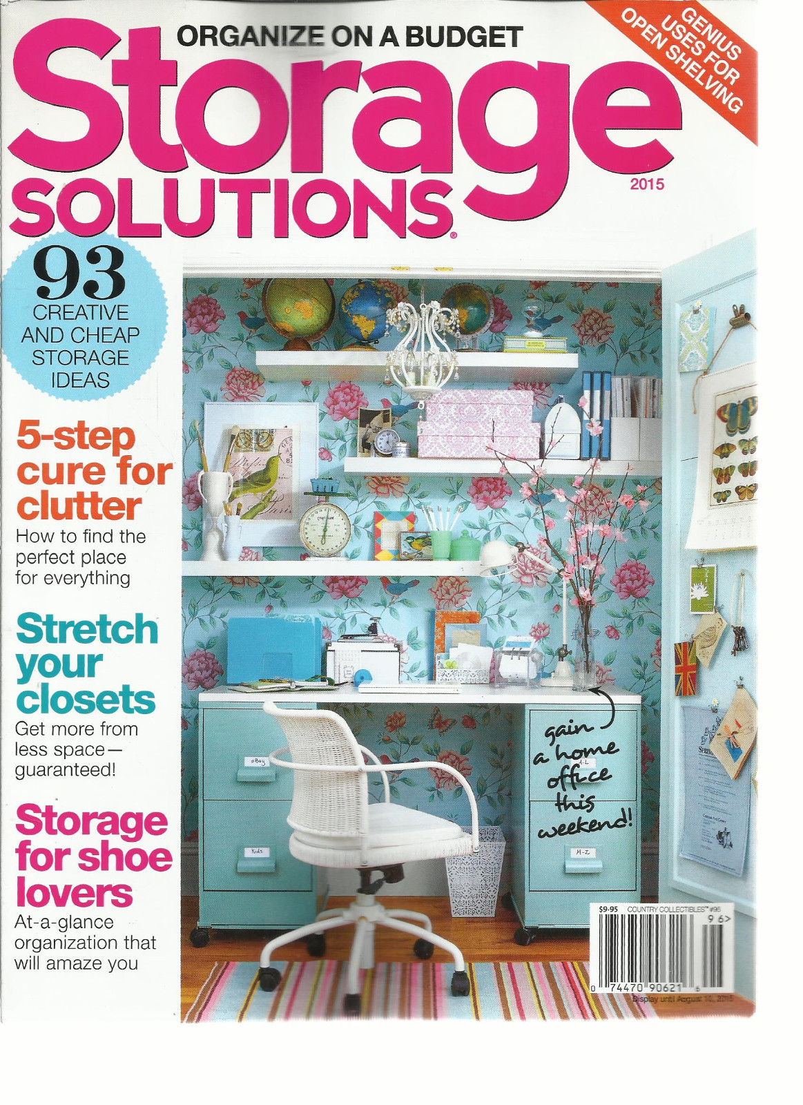 STORAGE SOLUTIONS, 2015  COUNTRY  COLLECTIBLES # 96 ( STORAG