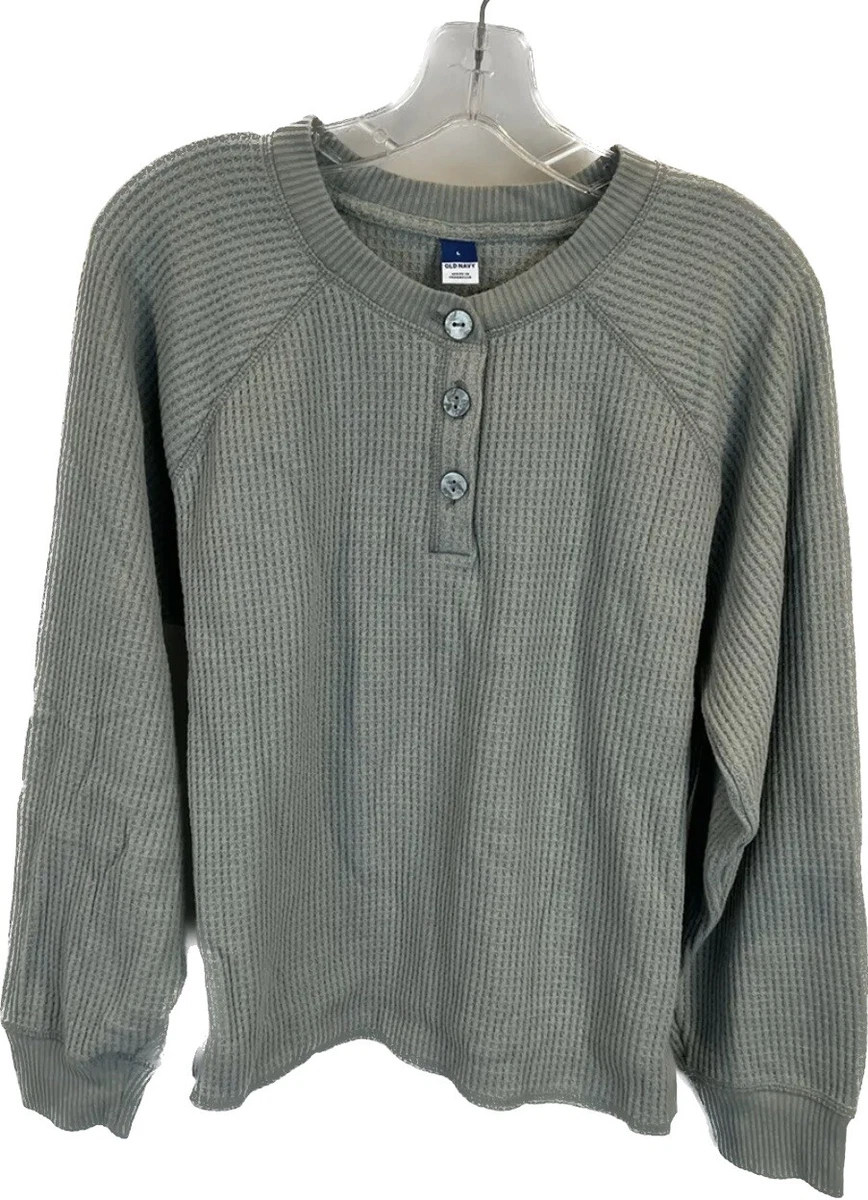 thermal knit raglan old navy