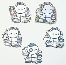 SELECT - TCMC TheCoffeeMonsterzCo Vinyl Stickers 2023 Subscription Exclusive