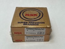 NSK 7008A5TRDULP4Y Bearing 40x68x15 mm 7008E 7008-A5-TR-DUL-P4Y 25 Deg 2 Pcs