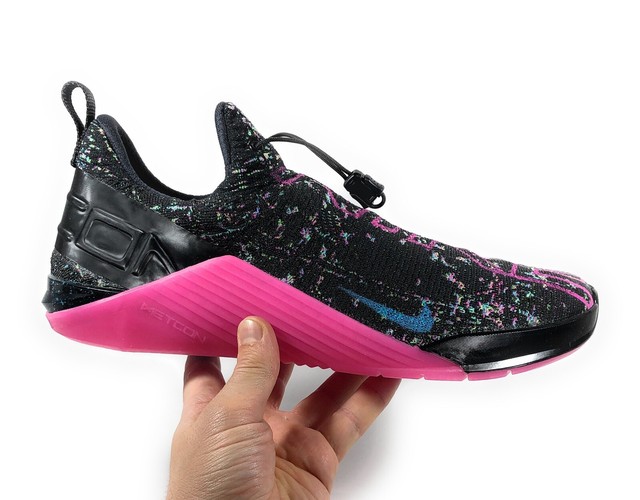 Size 11.5 - Nike React Metcon AMP Black Fire Pink for sale online | eBay