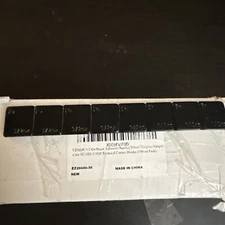 One 9 LB Box Black Wheel Weights 1/2 Oz Stick On Adhesive Tape 288 Pieces