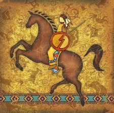 Ceramic Backsplash Tile Mural Horse Animal Kitchen/Bathroom - Southwest Horse 2