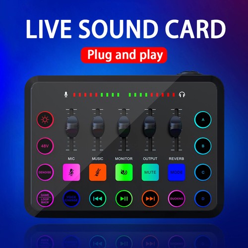 5Core Audio Interface Mixer 5 Kanal PC XLR Bluetooth USB DJ Musik Soundboard - Bild 5 von 16