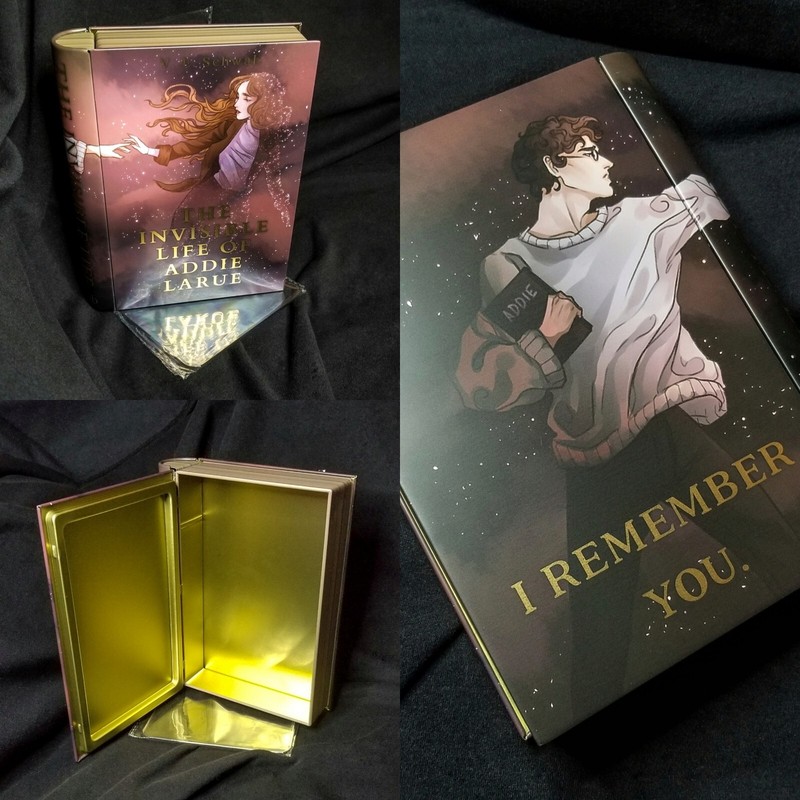 Bookish Box The Invisible Life of Addie Larue Collectable Tin VE Schwab. Litjoy 
