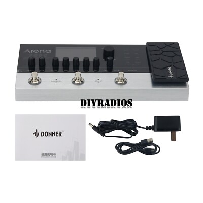 Donner Arena 2000 Multi-effects Guitar Effects Pedal Independent IR Module AMP #