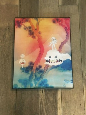 Art Kanye West /& Kid Cudi Kids See Ghosts 2018 Album 32x32 24x24in Poster E001