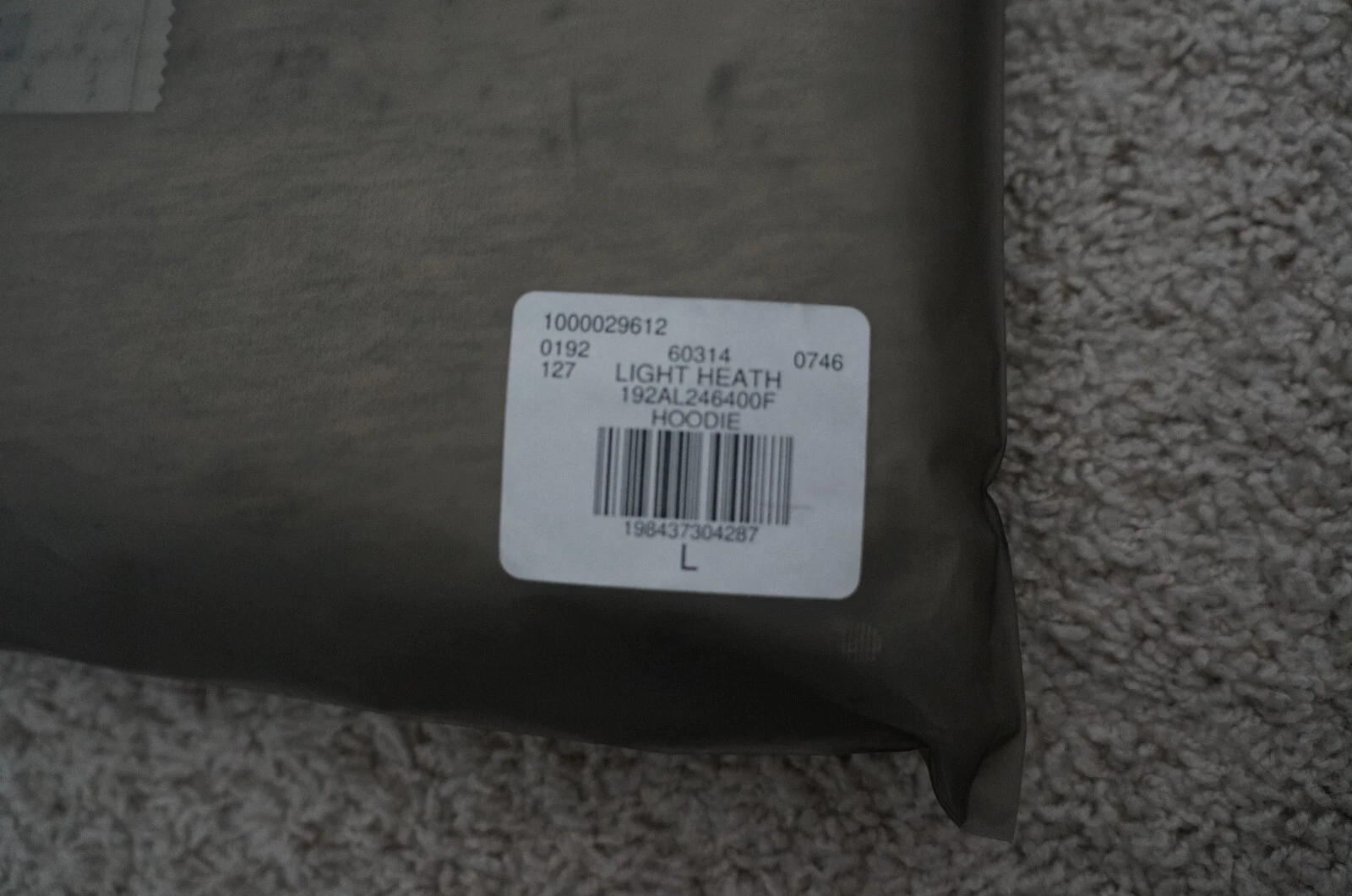 Felpa con cappuccio NBA x ESSENTIALS Fear of God Light Heather pullover autentico uomo TAGLIA L