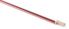 20 AWG Automotive TXL Wire White w/ Red Stripe Various Lengths