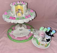 Vintage Tea Bunnies Light-Up Wedding Tea Party Play Set 81026 1990s