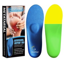 Metatarsalgia Insoles with Metatarsal Pads, Plantar Fasciitis Orthotic Metata...