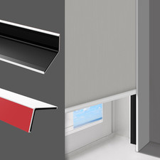 Blackout Light Blockers, PVC Light Blockers Side Tracks for Roller Window Shades