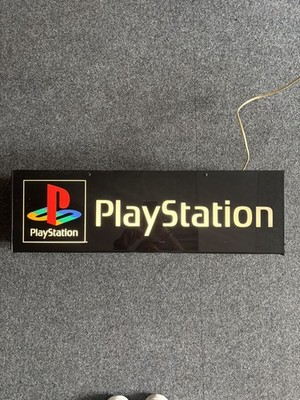 Original Sony PlayStation Leuchtreklame Werbeschild Aufsteller Display PSX