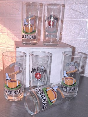 Jim Beam DEAD-Ball, Longdrink-Gläser, 6teilg,  OVP, DBF, Gastronomie. sehr rar