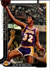 2025-26 Topps Basketball - Magic Johnson - #255 Base Card - Los Angeles Lakers