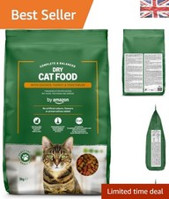 Complete Dry Cat Food with Chicken & Turkey - 3kg | Adult + Balanced Nutrition 3.66 per kilo