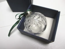 Rogaska Crystal Country Garden Ornament Czech Republic new with Tag & Box