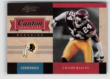 Champ Bailey #14 2011 Panini Absolute Canton Absolutes Redskins