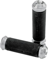 Performance Machine Elite Apex Grips Chrome #0063-2044-CH Harley Davidson
