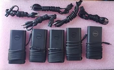 Lot of 5 OEM Dell 130W AC ADAPTER Slim 19.5V 4.5MM Small TIP For Precision XPS