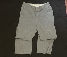 Vintage 70s/80s Sears 'Classic Collection' Grey Polyester Dress Pants 36x33 