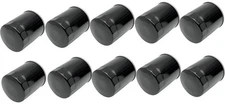 Drag Specialties Black 10 Pack Engine Oil Filters 82-17 Harley Softail Touring