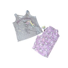 Justice Girls 14/16 Unicorn Pajama Set Sparkle Like A Unicorn 2 Piece Whimsical