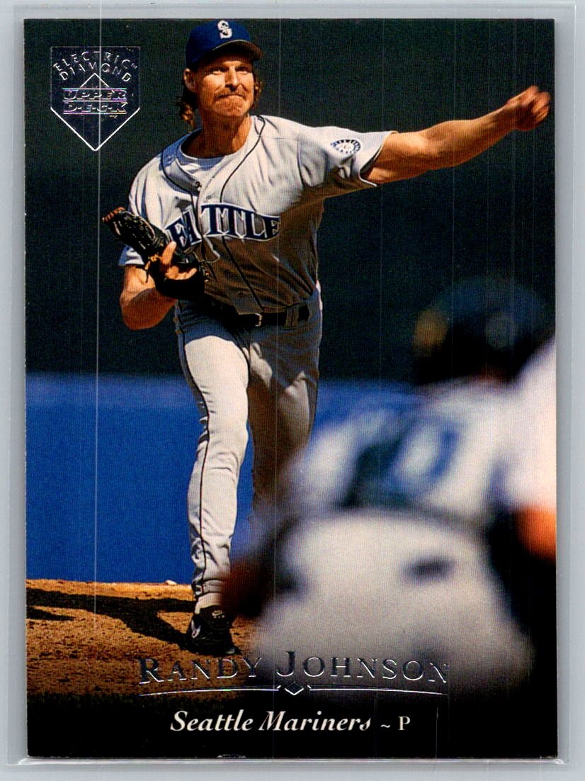 1995 Upper Deck Baseball Electric Diamond #112 Randy Johnson - VG - Mariners