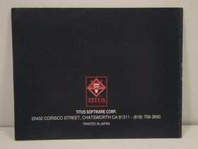 Blues Brothers (Nintendo | NES) SOLO MANUALE autentico